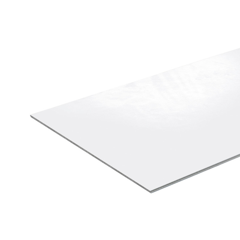 Dalle en PVC Gloss Snow 260 x 90 cm 2 pièces INSPIRO XL