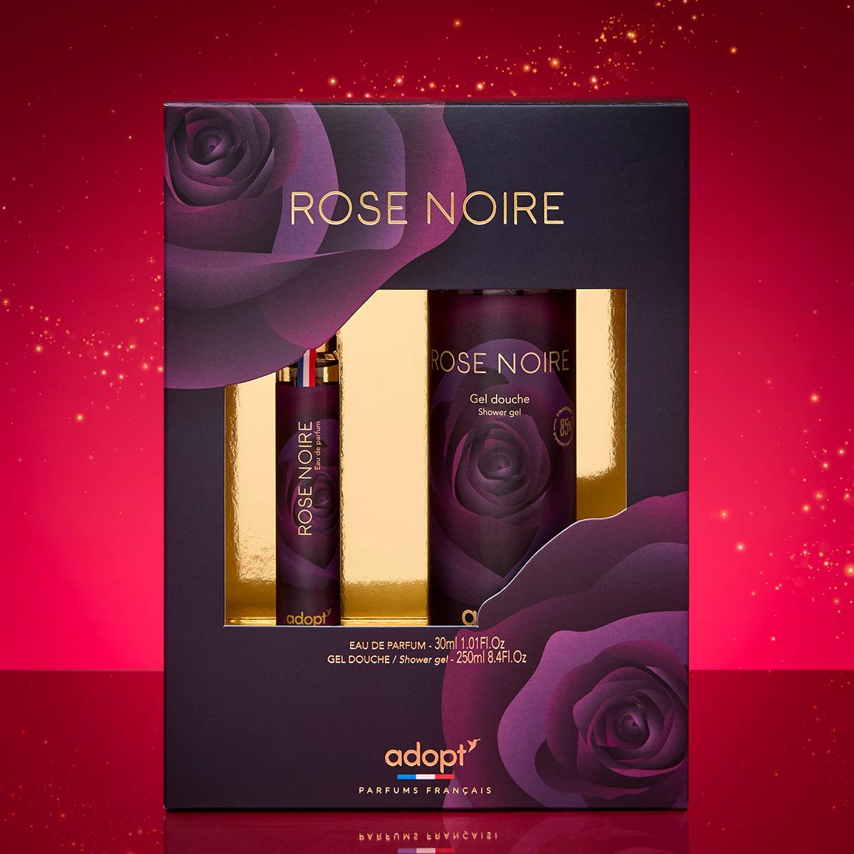 Rose NoireCoffret eau de parfum 30 ml   gel douche 250 ml