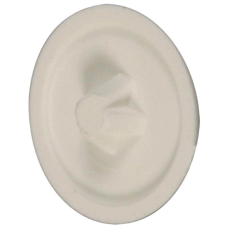 Cache pour vis cruciforme blanc Ø 12 mm 16 pièces TEKNIBOX
