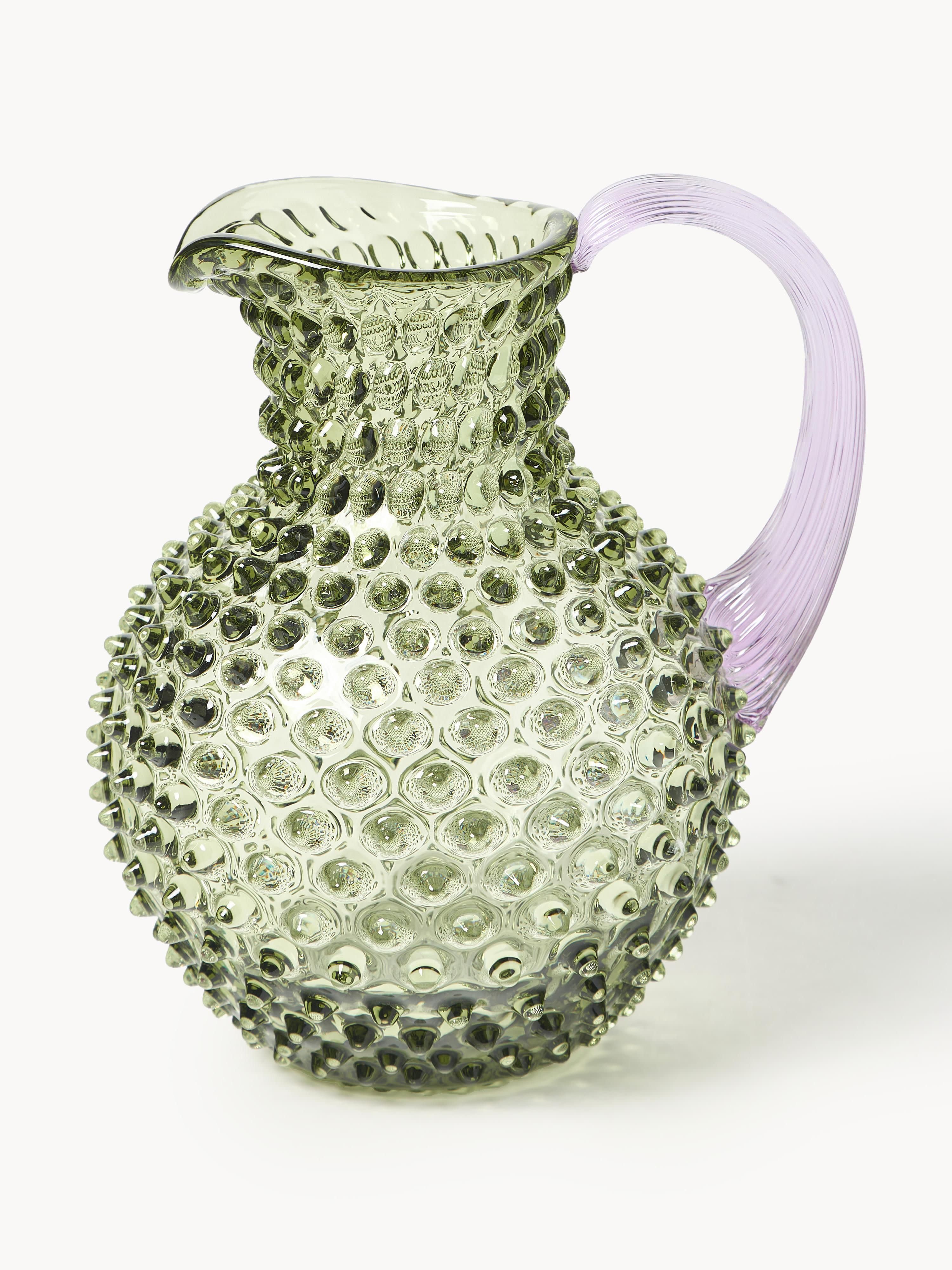 Mundgeblasener Krug Hobnail, 2 L