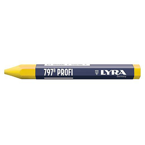 Boîte de 12 craies forestières 120 x 12 jaunes - LYRA - 4870007