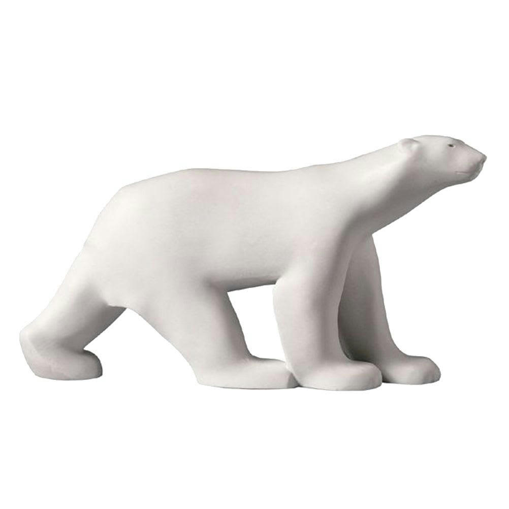 OURS - Statue l'ours blanc de François Pompon L35cm