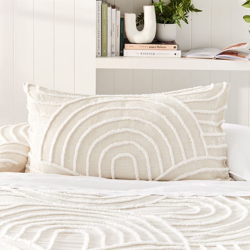 Horizon Natural Tufted Pillowcases