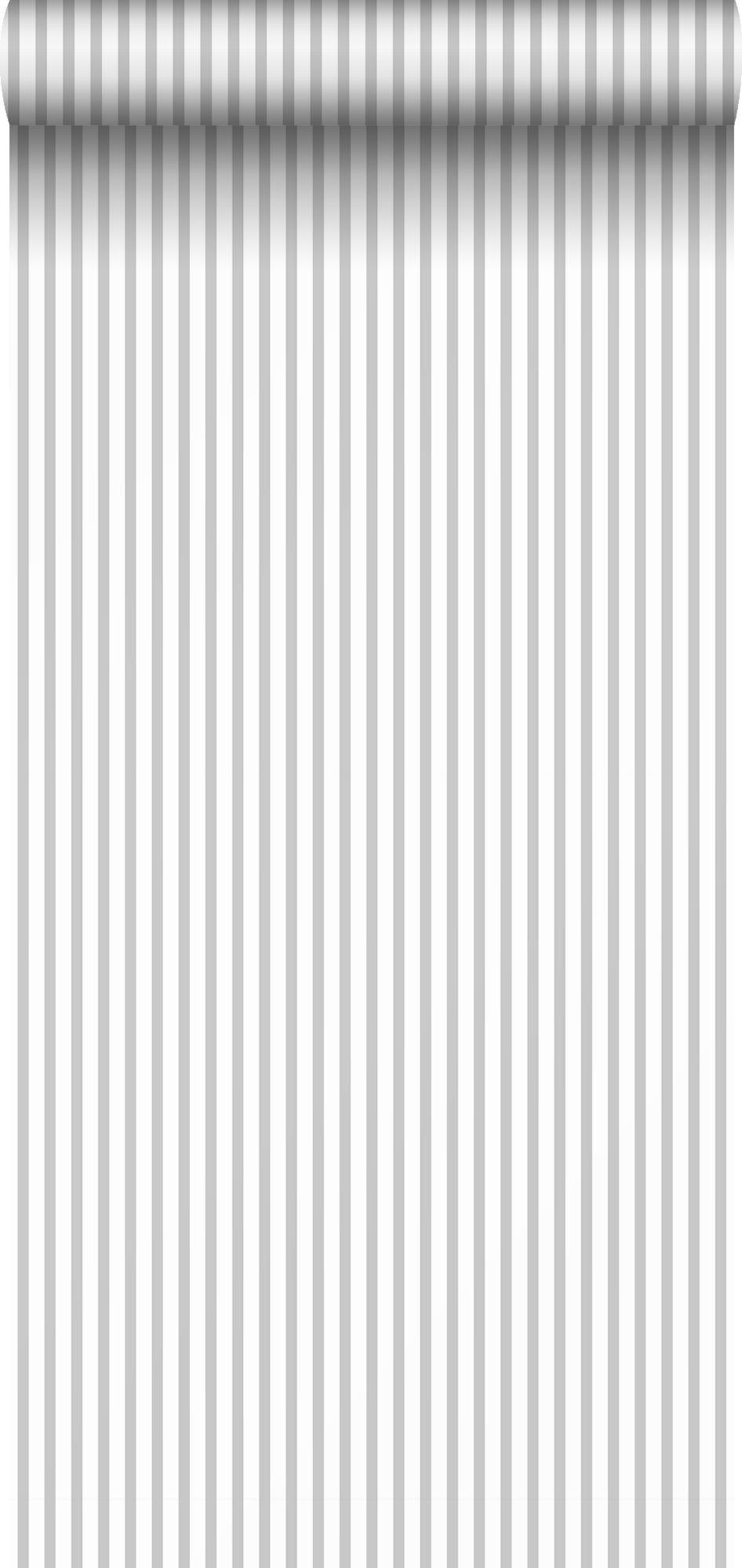 Sanders & Sanders behang strepen grijs en wit - 53 cm x 10 m - 640418