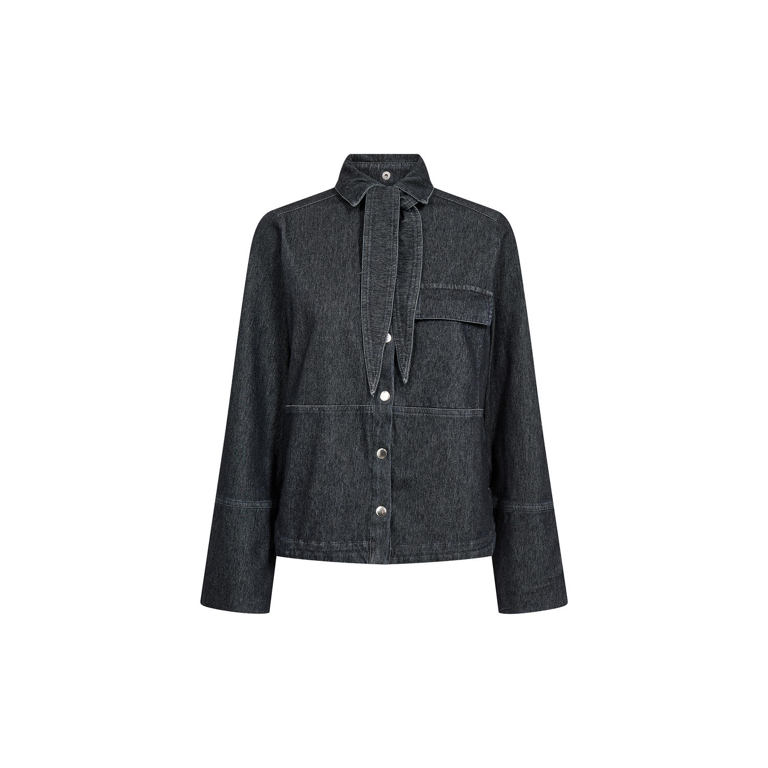 LR-TITUS 2 Skjorte, mid blue denim