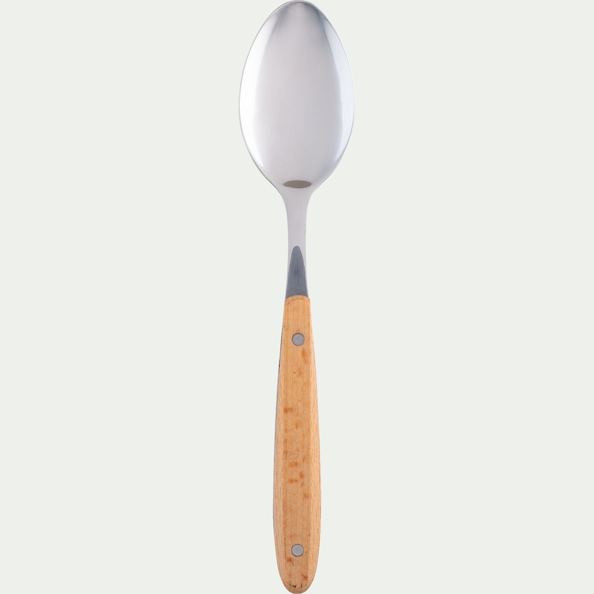 ROODY - Cuillère en inox et manche en bois de hêtre - naturel
