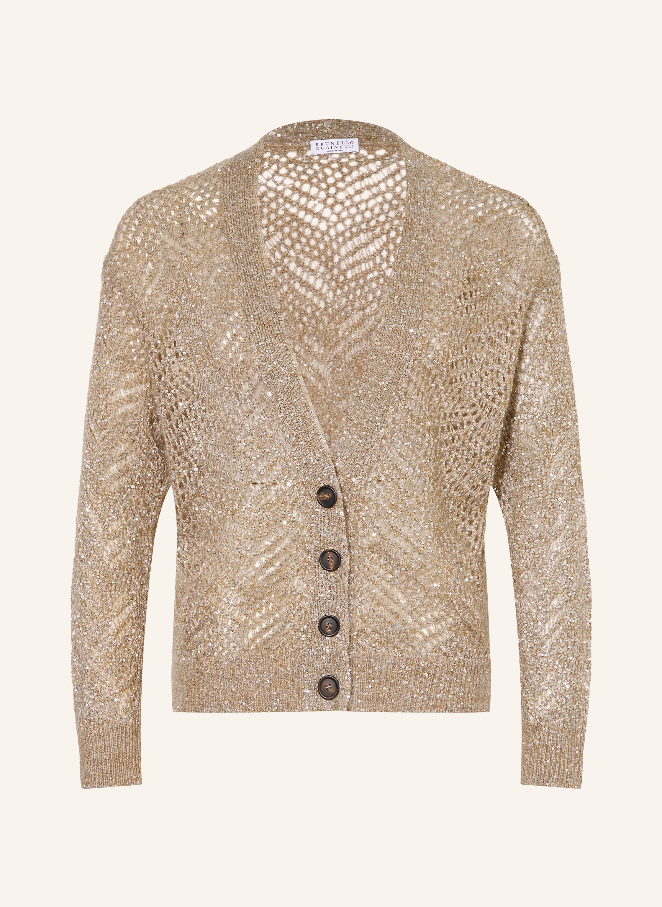 BRUNELLO CUCINELLI Strickjacke mit Pailletten