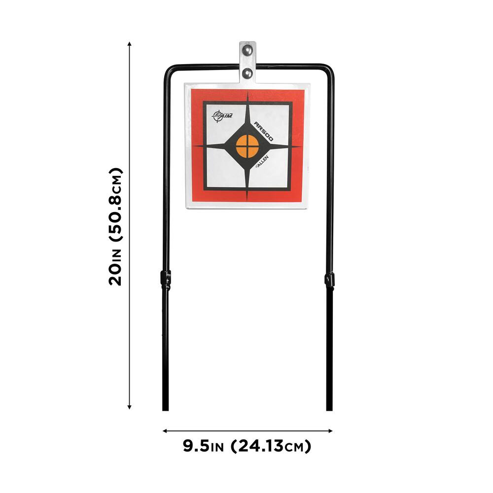 Allen EZ-Aim AR500 Square Spinner Shooting Target, 9.7 x 21-in