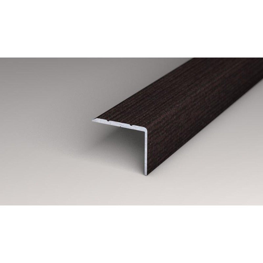 AVSLUTNINGSLIST LOGOCLIC ALUMINIUM 2000X25X20MM SORT EIK