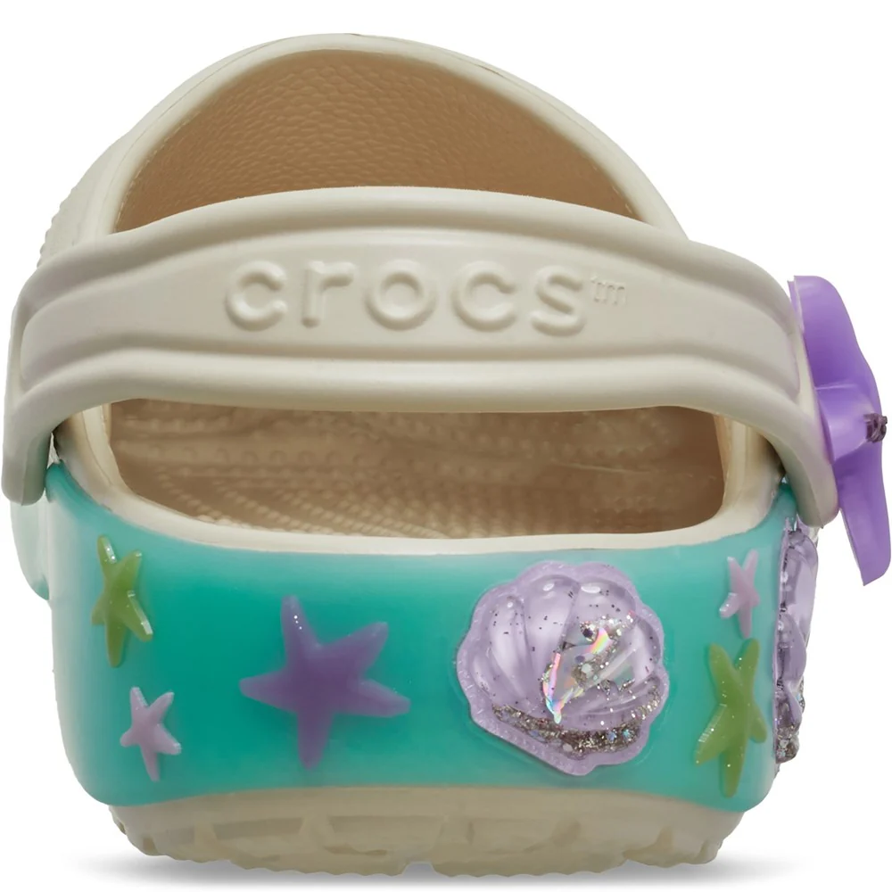 Crocs Toddler Classic Sea Sparkle Clogs