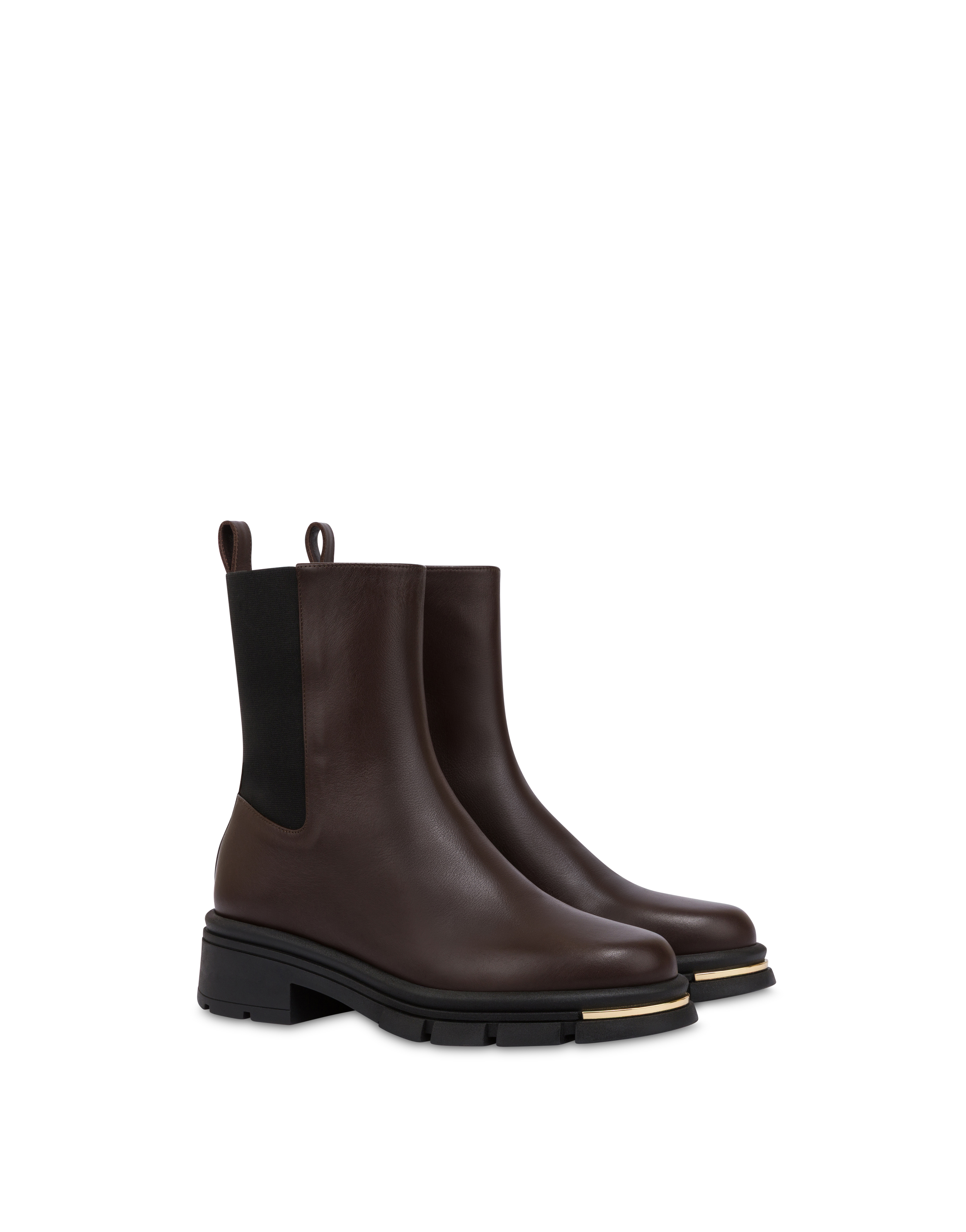Stivaletto Comfy In Vitello Ebano