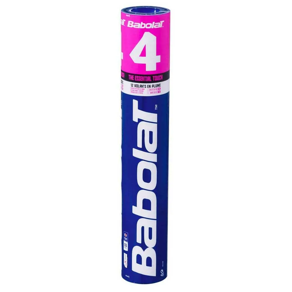 Babolat 4 78 Feather Badminton Shuttlecocks