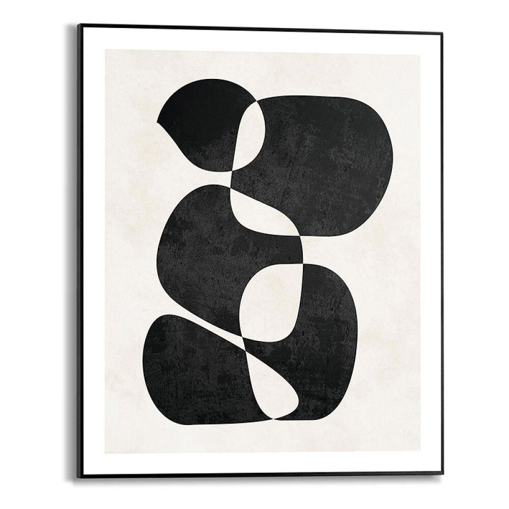 DEKORBILDE REINDERS FANTASI SLIM RAMME 40X50CM SVART
