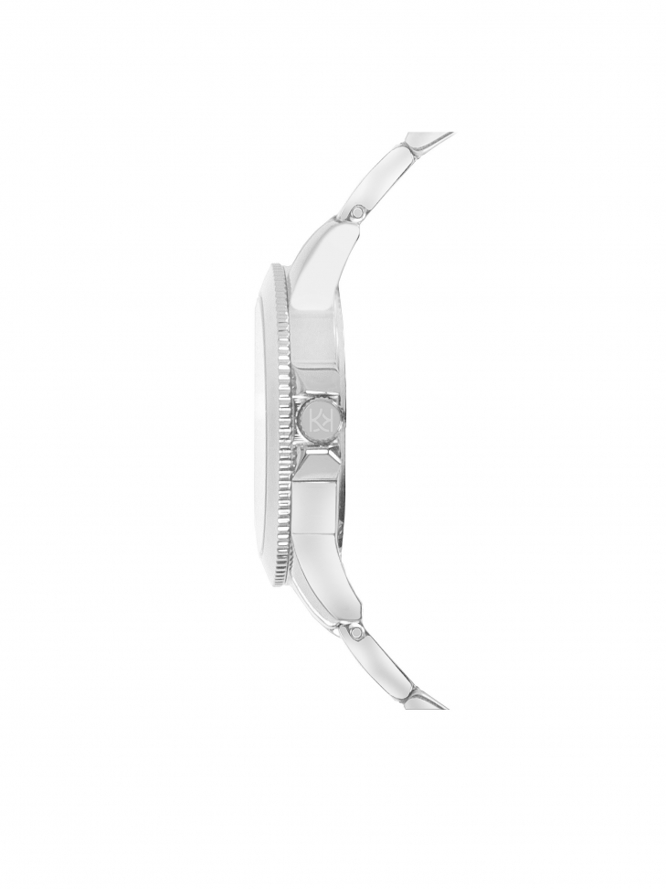 Silver minimalist women's watch