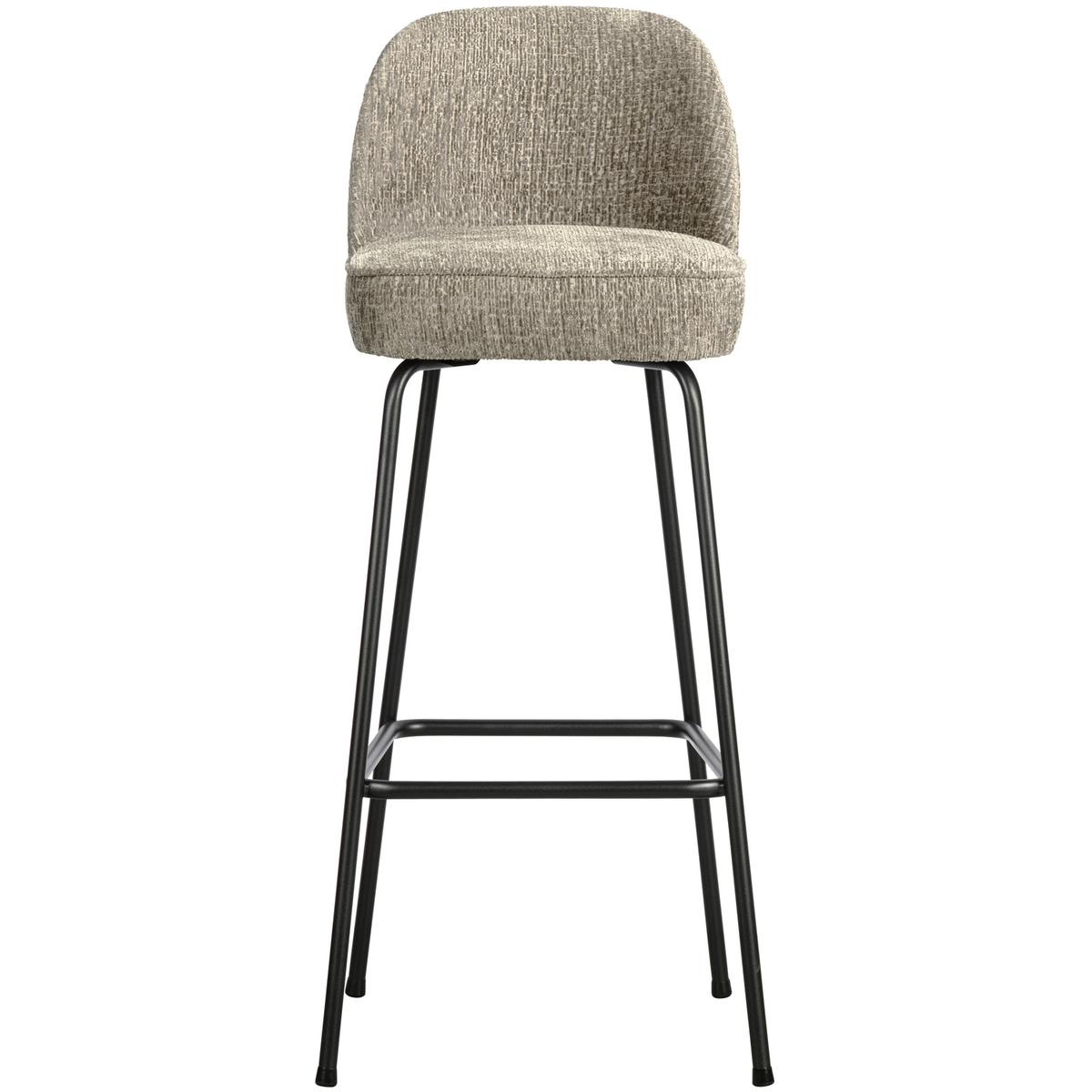 WOOOD barstoel Vogue - Structure Velvet - Wheatfield - 103x50x55