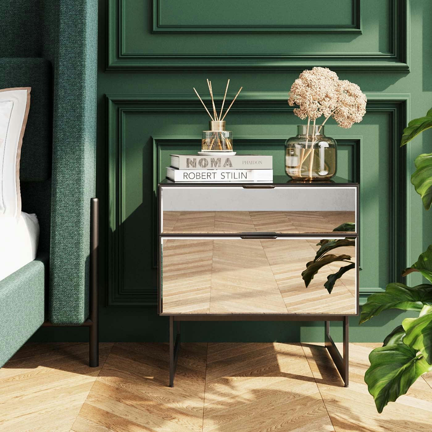 SORAN - Chevet Soran noir Kare Design