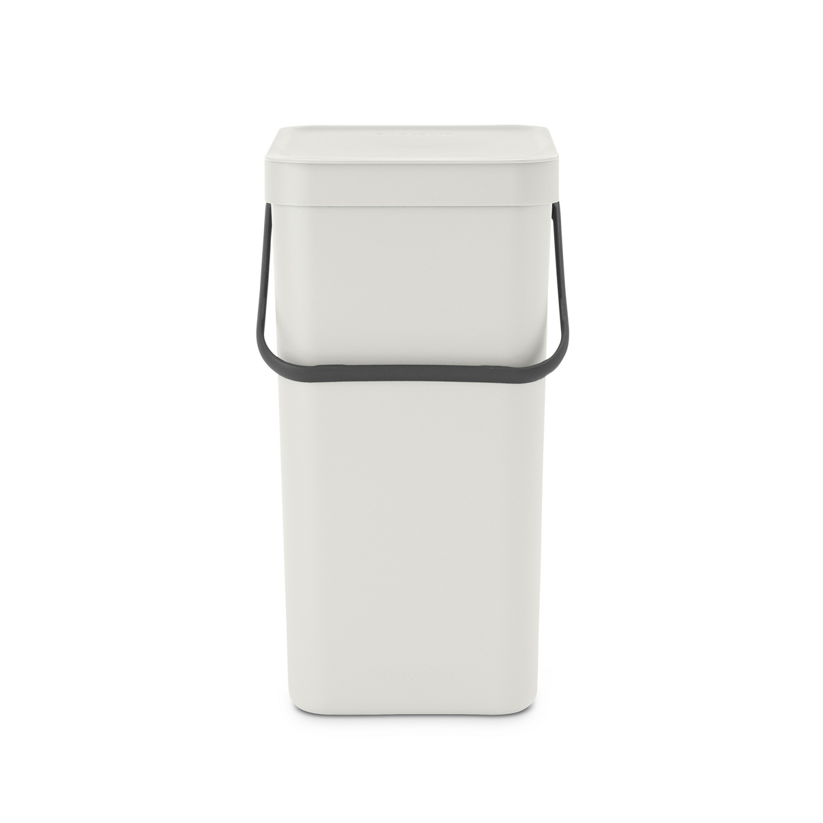 Brabantia Sort & Go afvalemmer, 16 liter - Light Grey