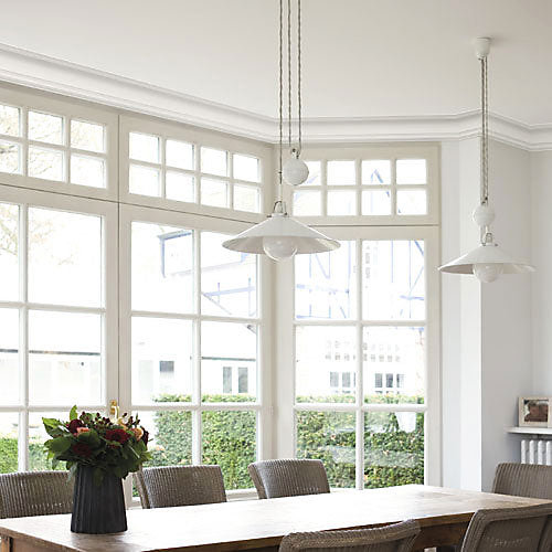 CX106 Corniche plafond Orac Decor - 12x12x200cm (h x p x L) - moulure décorative polymère Pack 2 pièces