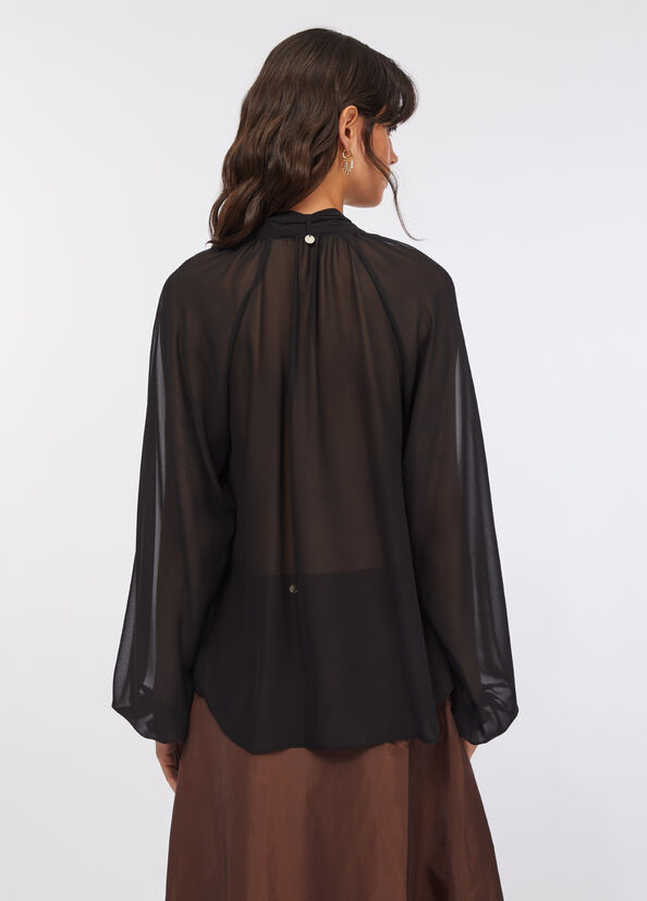 Blusa in georgette