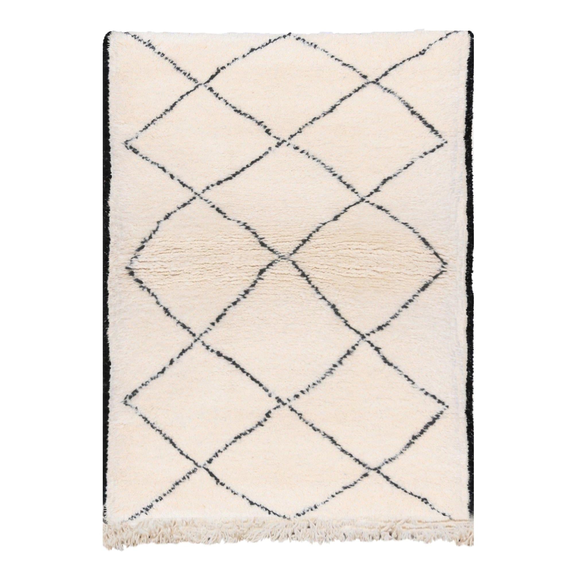 AFK Living vloerkleed Berber - handgemaakt - Wol - 80 cm x 240 cm