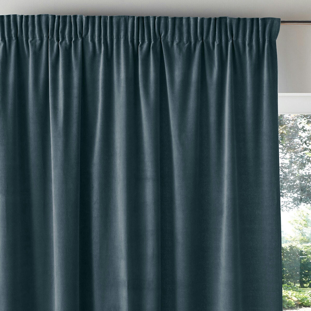 Rideau velours galon fronceur, Velvet