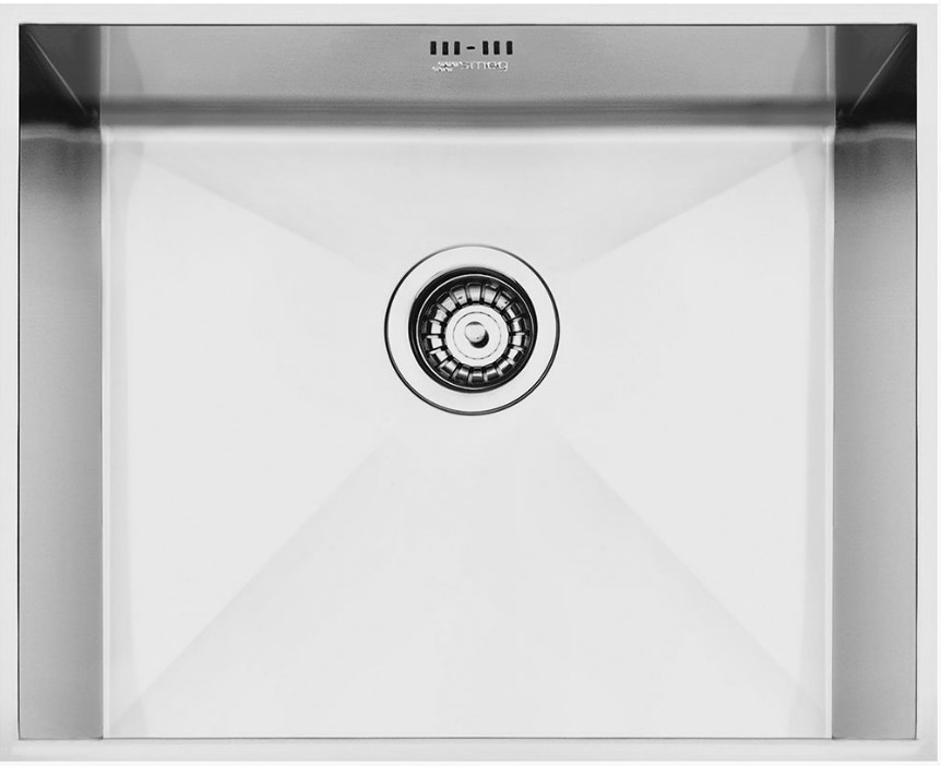 SMEG Zlewozmywak VSTQ50-2 stal