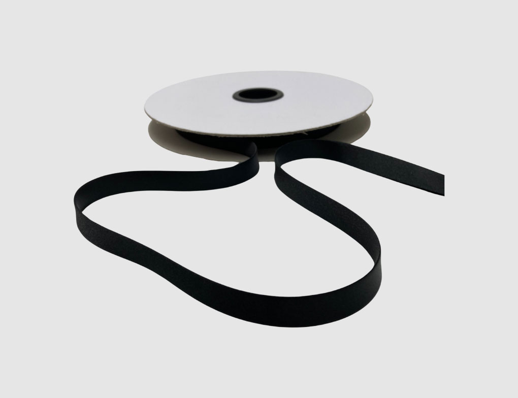 Satinband Schwarz