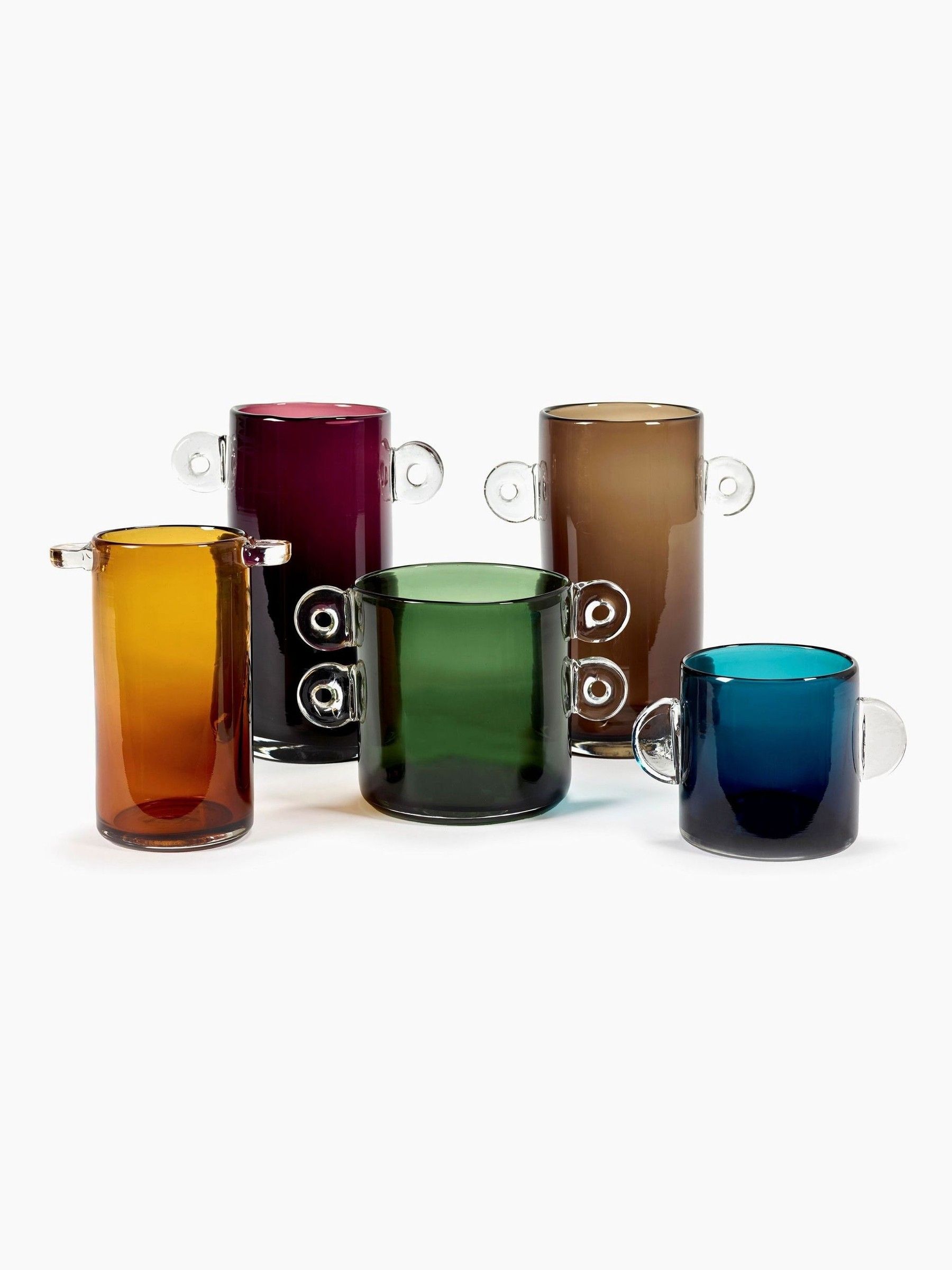 Brown Wind and Fire Vase