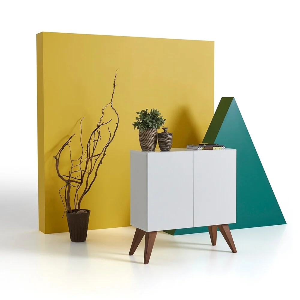 Addison Modern Side Table - 30.5'' x 28.3'' x 12''