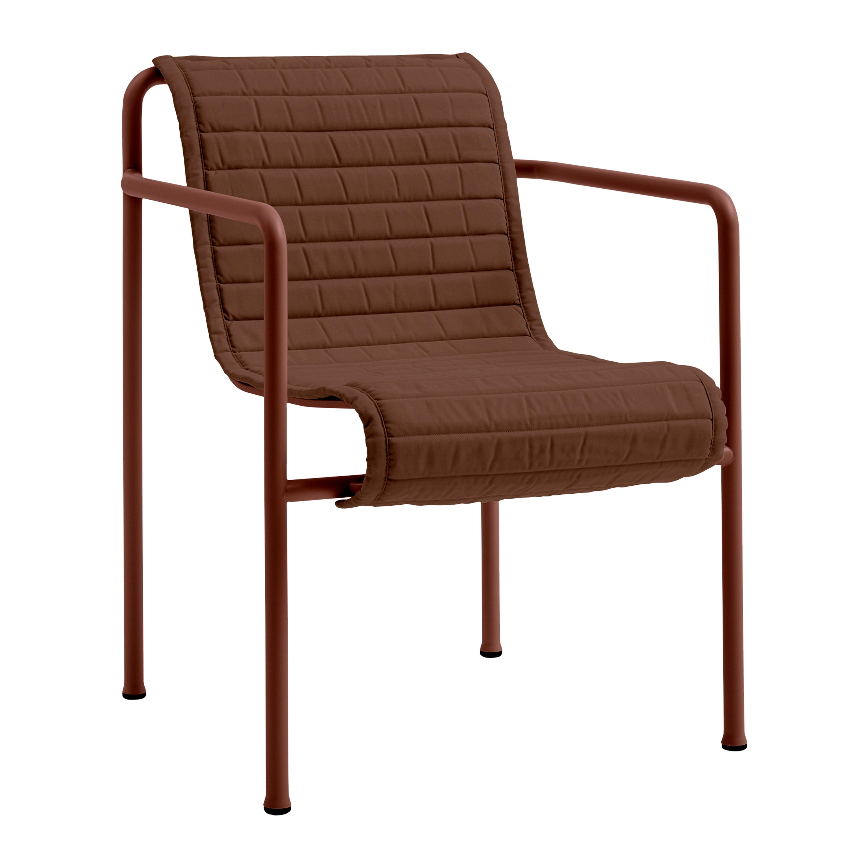 HAY Palissade Quilted Kussen voor Tuinstoel - Iron Red