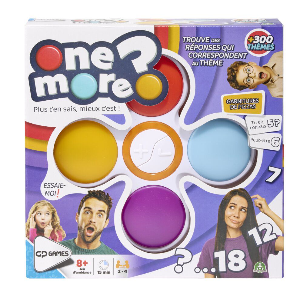 Jeu de société One More 300 thèmes