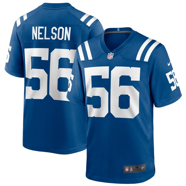 Quenton Nelson Indianapolis Colts Nike Player Game Jersey - Royal/White