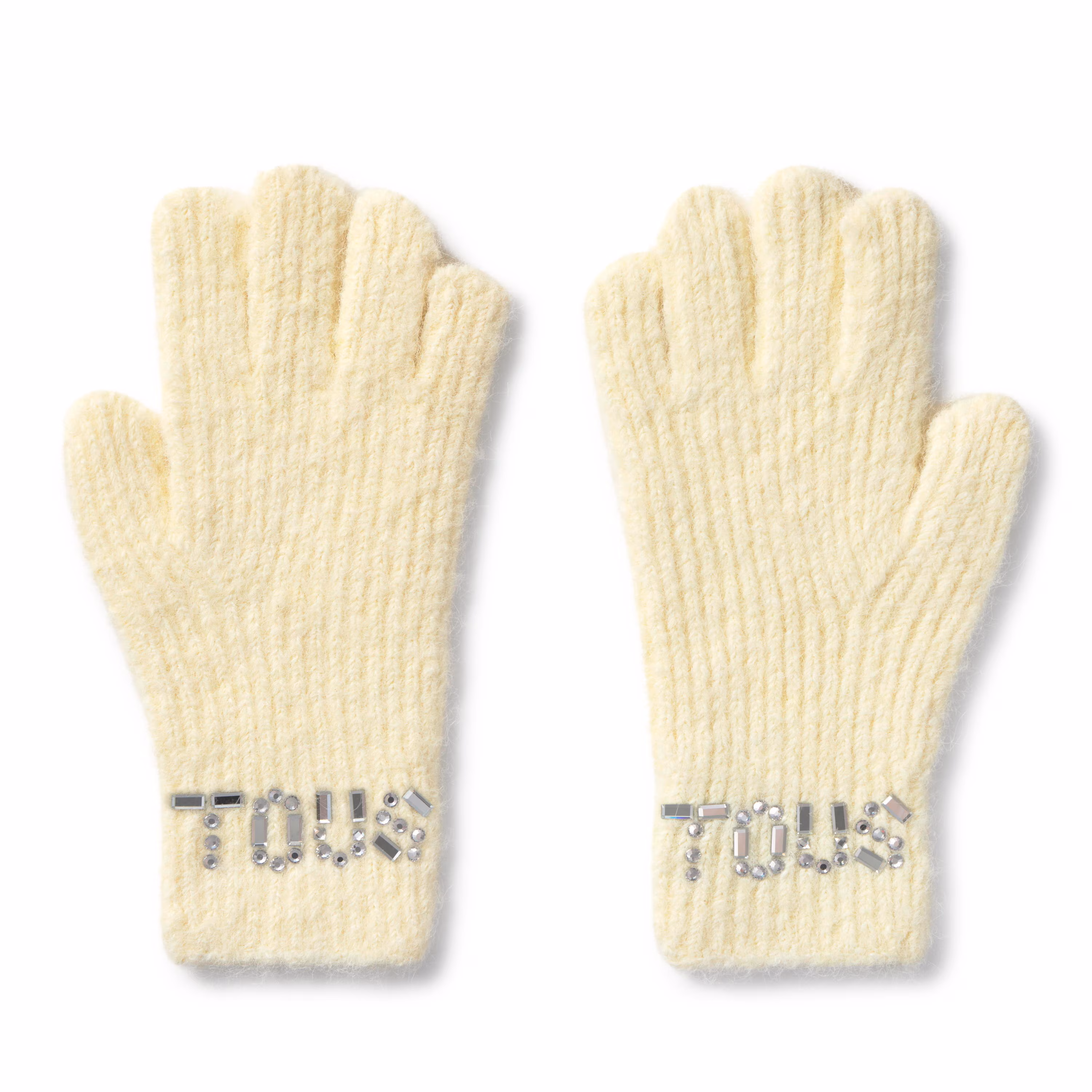Guantes amarillo claro TOUS Crystal