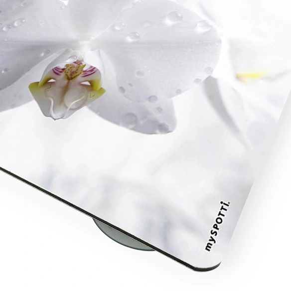 Mini-Spritzschutz »Aqua-Orchid«, Aluverbund, Orchidee