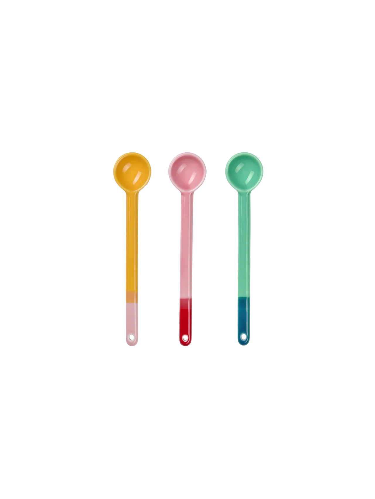 3er set löffel, smoothie colors