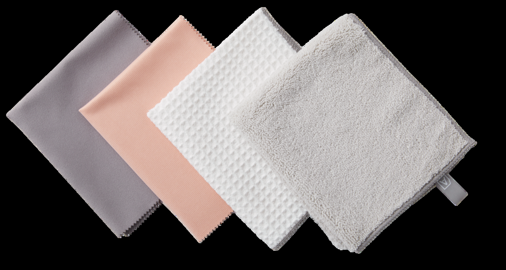 type A Microfibre Cloths, Assorted, 8-pk