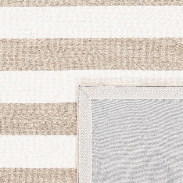 SAFAVIEH Handmade Metro Nazlije Stripe Wool Rug