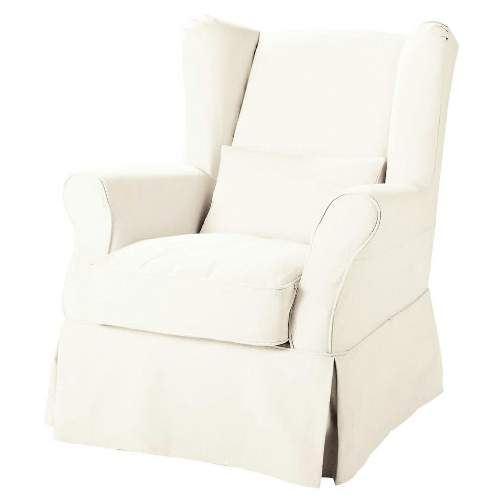 Cottage - Fauteuil à housser blanc