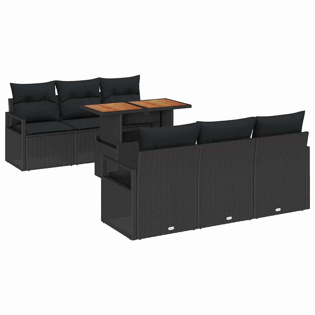 Zestaw Mebli Ogrodowych Wypoczynkowy Sofy Stolik Rattan Na Patio Na Taras