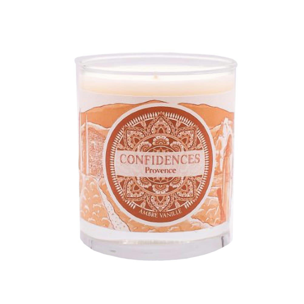 - Bougie parfumée ambre vanille fabriquée en provence 180 g