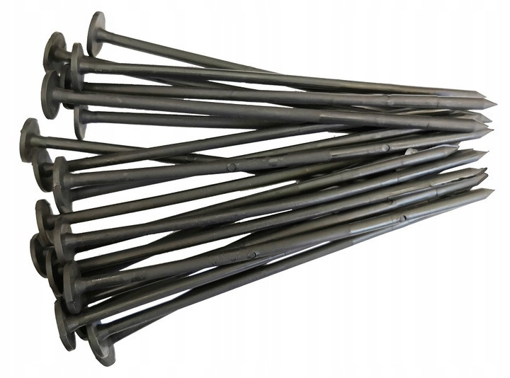 Kotwy do agrowłokniny kołki szpilki 50szt 20cm
