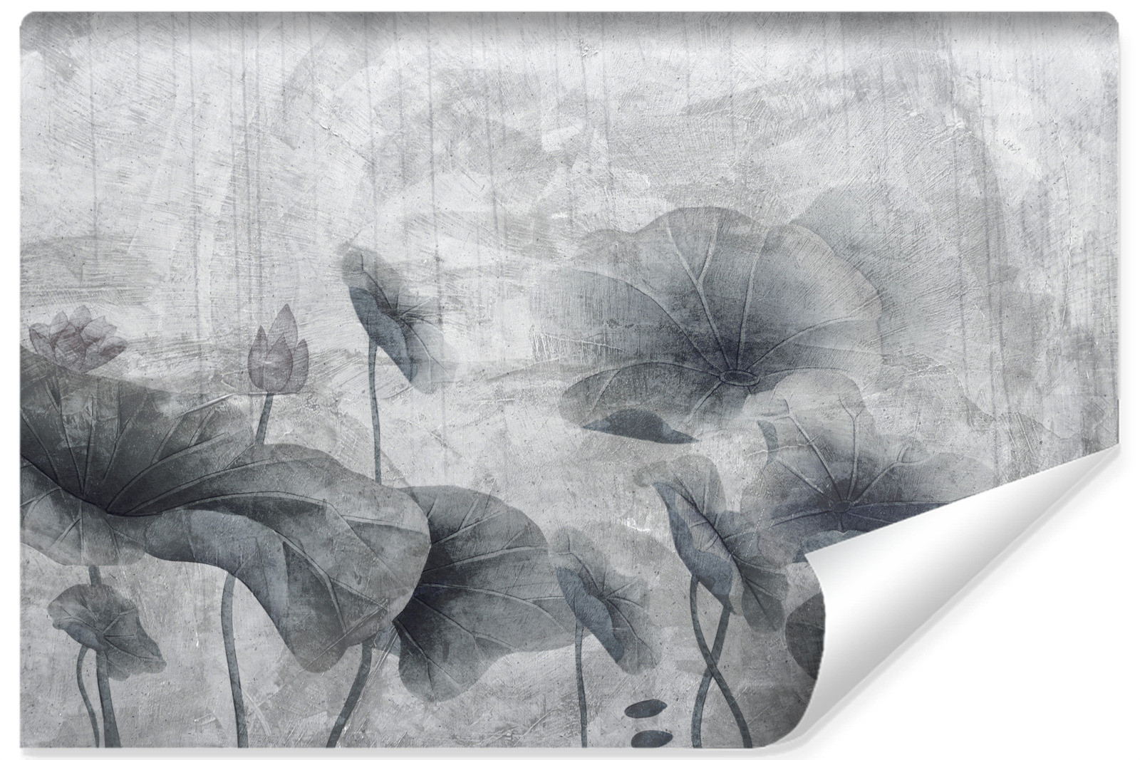 Fototapeta Abstrakcyjne Lilie Na Betonie 90x60cm