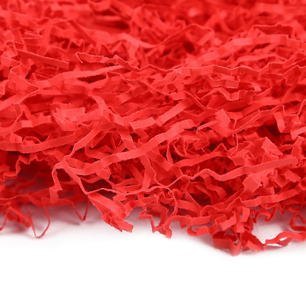Creative Deco 200g Frisure Papier Déchiqueté Papier Kraft Rouge - Papier Cadeau Noel - Frisure Emballage Remplissage Boite Cadeau