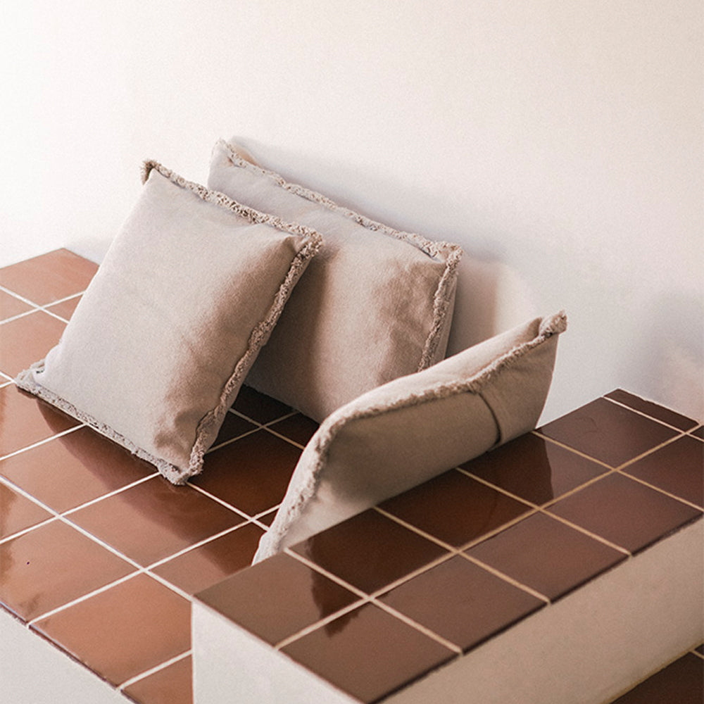 Lorena Canals Canvas Sierkussen 45 x 45 cm - Stonewash