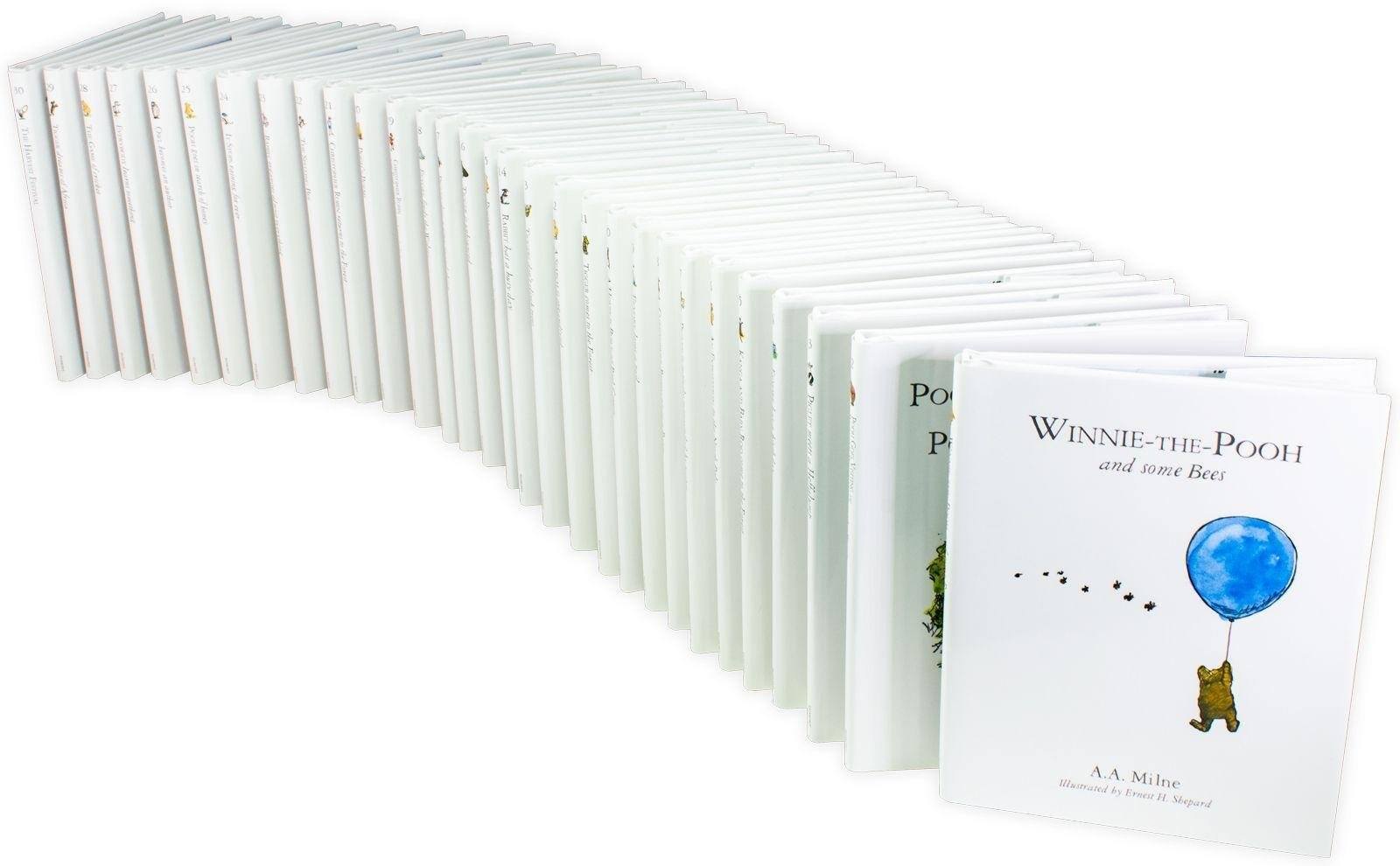 Winnie the Pooh Complete Collection 30 Books Box Set by A. A. Milne - Ages 3+ - Hardback