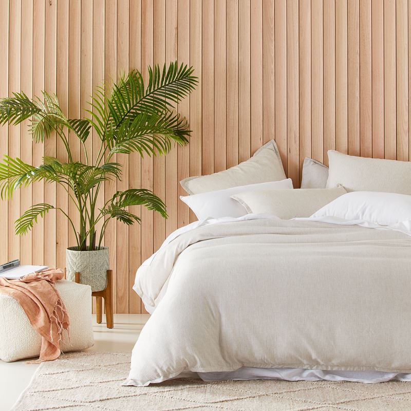 Berlin Waffle Natural Marle Pillowcases