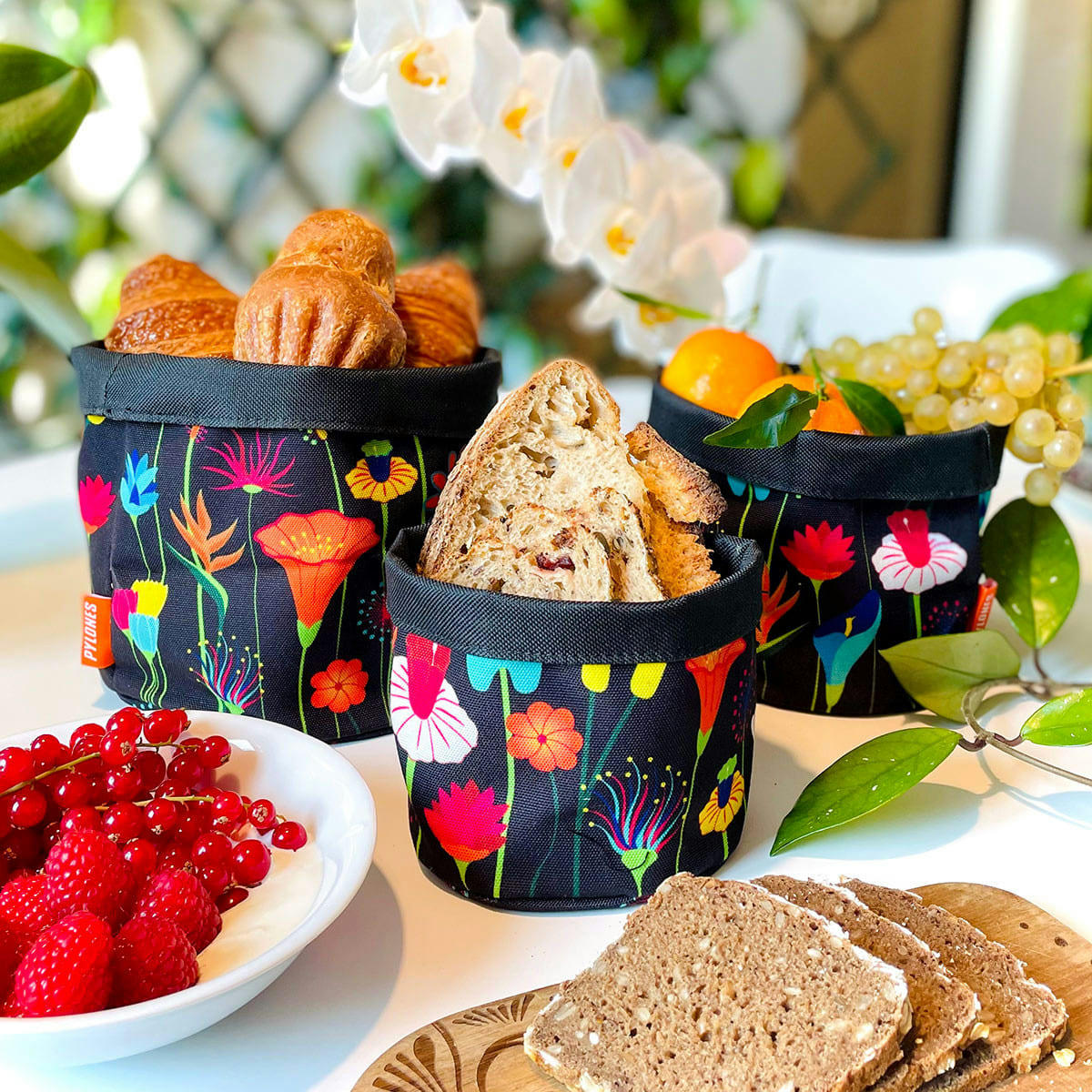 PANIER - Paniers gigognes multi-usages 17,2cm/15,2 cm/12,2cm  - Lot de 3