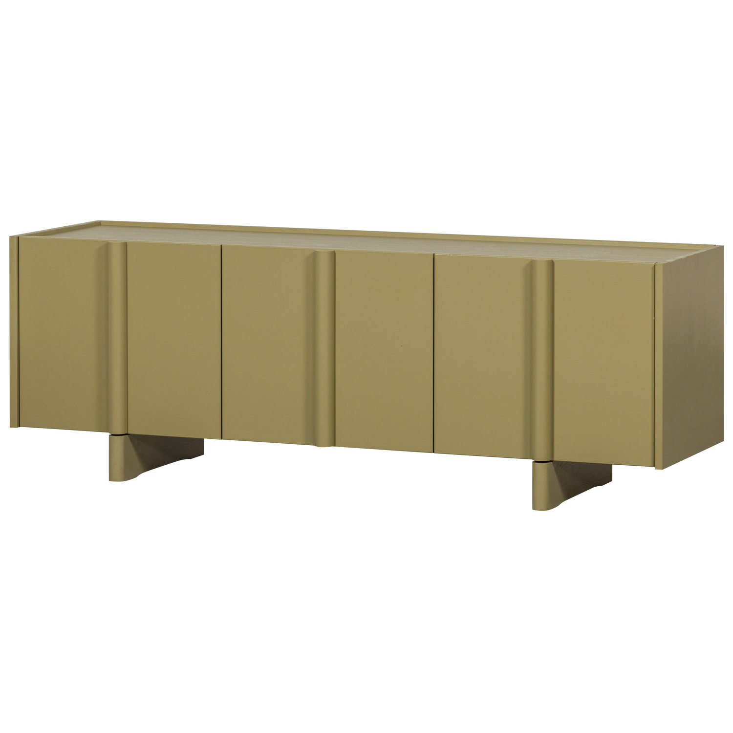 WOOOD Basu Tv-meubel Grenenhout B 152 cm - Moss