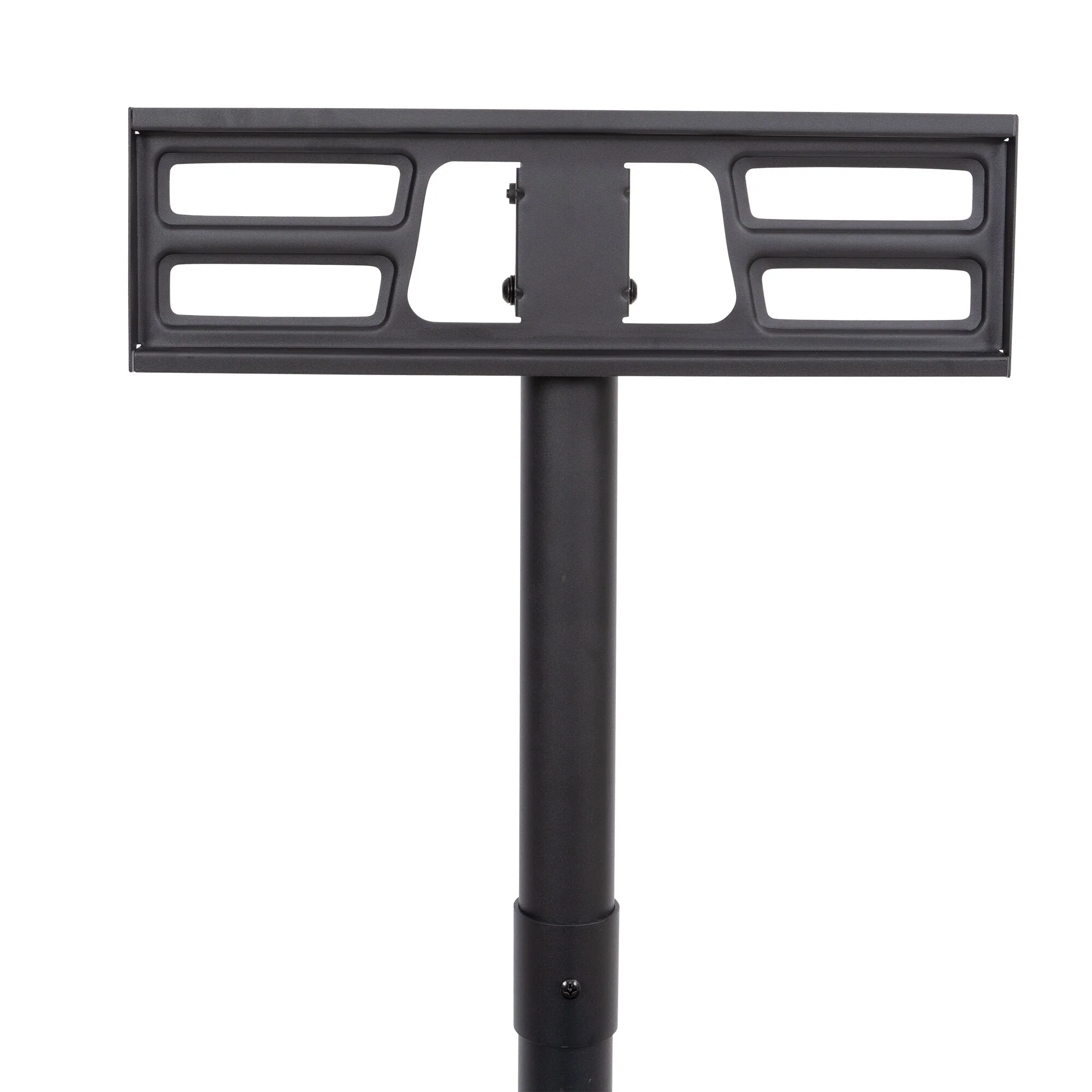 Black 53 Mobile TV Stand with Adjustable Bracket & Casters for 23-60 TVs