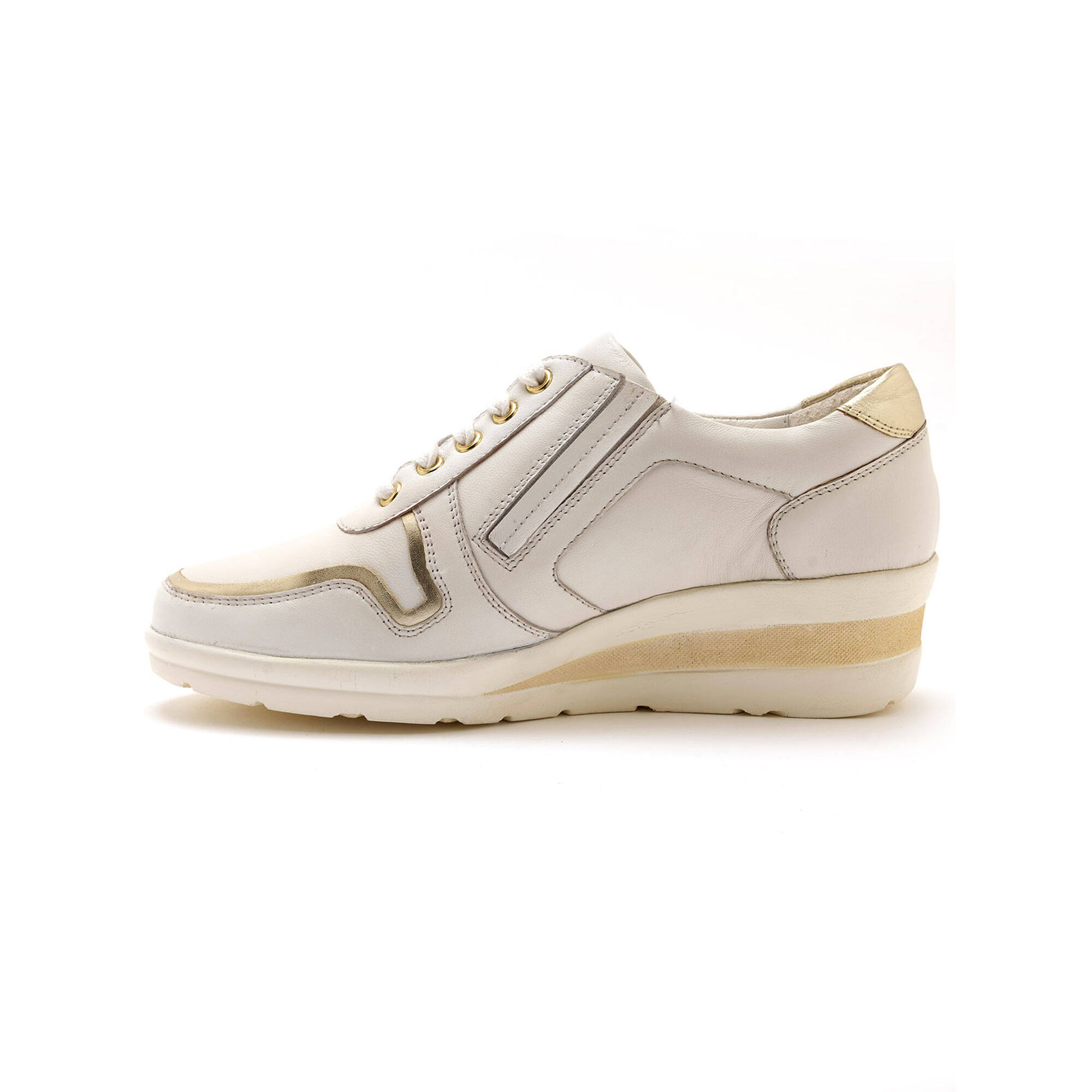 Derbies à lacets largeur confort, petit compensé